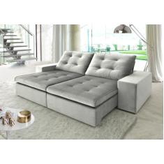 Sofá Retrátil e Reclinável 2 Lugares Mahal Espresso Móveis