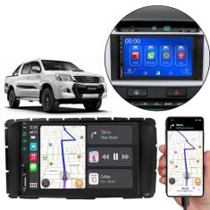 Multimídia 7 Polegadas Hilux 2012 A 2016 MP5 Android-Auto Bluetooth + 