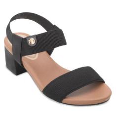 Sandália Modare MD24-17871, Preto, Caramelo, 36