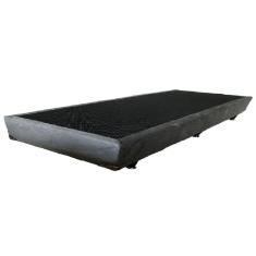 Base Box Casal 138x188x30cm Ortolar Grafite