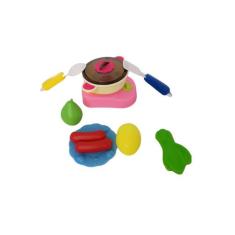 Brinquedo Kit Cozinha Educativo Infantil 10Pçs - Lynx Produções Artist