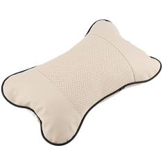 Travesseiro de Encosto de Cabeça de Carro, Travesseiro de Pescoço de Carro, Travesseiro de Encosto de Cabeça Macio para Assento de Carro Com Fio de Seda Respirável para Assento