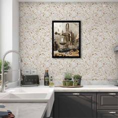 Quadro Decorativo Fotografia Cafeteria 45x34cm - Quadros On-line, Made