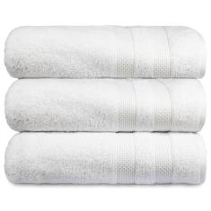 Kit 3 Toalha de Banho Fio Penteado Extra Macia - Comfort - Central Toa