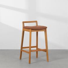 Banqueta Nara PU - Cognac