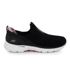 Tênis Feminino Skechers Go Walk 6 Glimmering Preto - 124502-Feminino