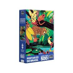 Quebra -Cabeça 500 peças - Postais do Brasil - Natureza - Toyster