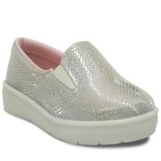 Tenis Infantil Slip On Nº 20 ao 27 Sapatenis Menina 11.131i-Feminino