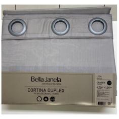 Cortina Duplex 4,20 X 2,50 Lisa Bella Janela