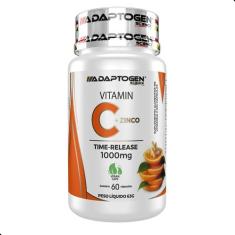 Vitamina C 1000Mg + Zinco 60 Capsulas Adaptogen - Adaptogen Science