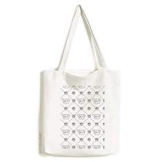 Bolsa de lona para amantes de animais de estimação, bolsa de compras casual