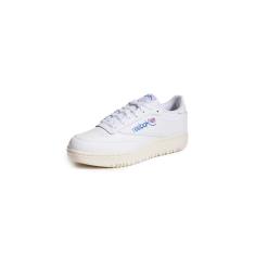 Reebok Tênis feminino Club C Revenge, Calçado branco/giz/roxo, 38
