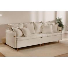 Sofá Fixo Atlas 3 Lugares Luxo 2,00 M - Castellar Móbile