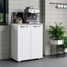 Balcão Multiuso 2 Portas Denver Aramóveis, Branco