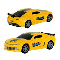 Carro Robô 2 Em 1 Musical Bate E Volta Luzes Brinquedo Infantil