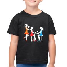 Camiseta Algodão Infantil Salão de Beleza Cabeleireira e Manicure - Fo