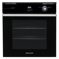 Forno De Embutir A Gás Brastemp 78 Litros Preto Com Grill E Timer Touch - Boa84ae 220V