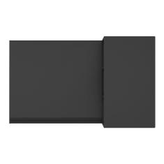 Armário De Cozinha Aéreo De Canto Veneza Multimóveis V3742 Preto Preto