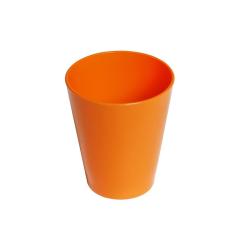 Copo Fresc Redondo 350ml Laranja Em Polipropileno Linha Tropical Vem