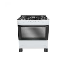 Fogão Mueller 5 Bocas Com Mesa De Vidro e Acendimento Branco MFV5BB Bivolt