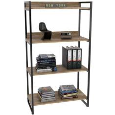 Estante Multiuso 4 Prateleiras Escritório Estilo Industrial Form C01 1