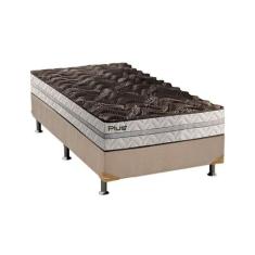 Cama Box Solteiro: Colchão Espuma Paropas D33 Pasquale Plus + Base CRC