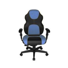 Cadeira Gamer Diretor Linha Gamer Racing Azul - Design Office Móveis