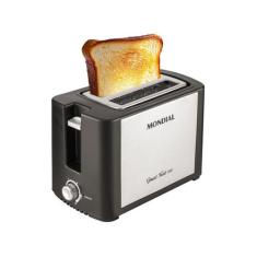 Torradeira Mondial T-13, Preto e Inox, 220V