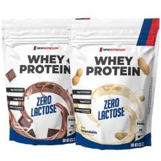 Combo 2 Whey Protein Concentrado Zero Lactose 900G Newnutrition