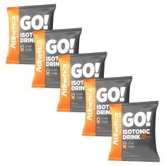 Kit 5X Go Isotonic Drink - 900g Refil Tangerina - Atlhetica Nutrition