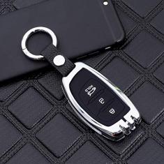 Porta-chaves do carro Capa Smart Zinc Alloy Key, apto para hyundai solaris i40 i20 i10 i30 2008, Car Key Shell ABS Smart Car Key Fob