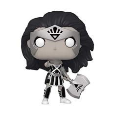 Funko Pop! Heroes: Wonder Woman 80th Anniversary - Lanterna negra que brilha no escuro Mulher Maravilha, exclusivo da Amazon, 3,75 polegadas