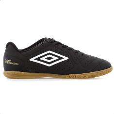 CHUTEIRA FUTSAL UMBRO NEO STRIKER,PRETO/DOURADO/BRANCO,42