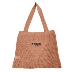 Bolsa Espaçosa Feminina Crochê Tricot Saida de Praia Moda Verão - GIP,