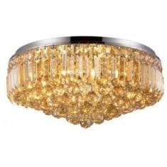 Plafon de Vidro Kri 26cmx54cm Bella Iluminação