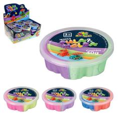 Massinha de Modelar Pula e Molda 40g Colorida Brinquedo - Zein Importa
