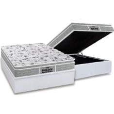 Cama Box Baú Casal: Colchão Ortopédico Probel D45 / ep Guarda Costas PróExtreme Plus + Base crc Courano White(138x188)