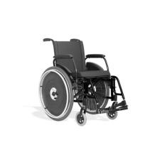 Cadeira de Rodas AVD Alumínio AVD 44 CM - Ortobras, Azul Marinho