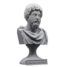 Escultura Estatua Busto Imperador Romano Marco Aurélio