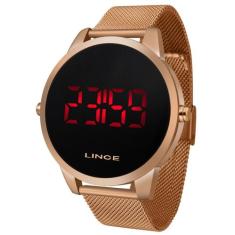 Relógio Feminino Lince Mdr4594L Pxrx Digital Rose
