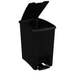 Lixeira Astra Dupla Abertura 10L Preta