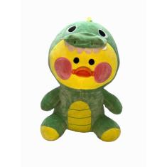 Pelúcia Pato Dinossauro Lafan Brinquedo Infantil 45Cm
