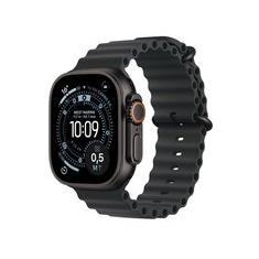 Apple Watch Ultra 3 GPS + Cellular, Caixa Preta de Titânio de 49 mm, Pulseira Oceano Preta - MF0J4BE/A