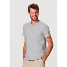 Camiseta Básica Slim Mangas Curtas Hering Masculina-Masculino