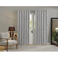 Cortina Jacquard para sala/quarto 4 x 2,5 m | Admirare