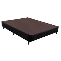 Base Sommier Linho Casal 138x188x23cm Ortobom Preto