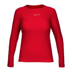 Camiseta Active Fresh Ml - Feminino Curtlo PP Vermelho