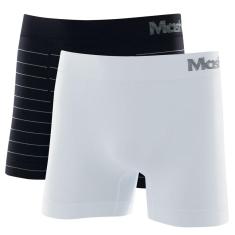 Kit 2 Cuecas Boxer Mash Masculina Microfibra Sem Costura