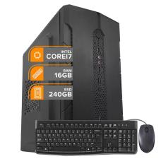 Computador PC Intel i7 6Ger 16Gb SSD240Gb Mou/Tec