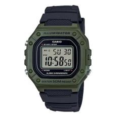 Relógio De Pulso Masculino Casio Digital Verde Standard W-218H-3Avdf